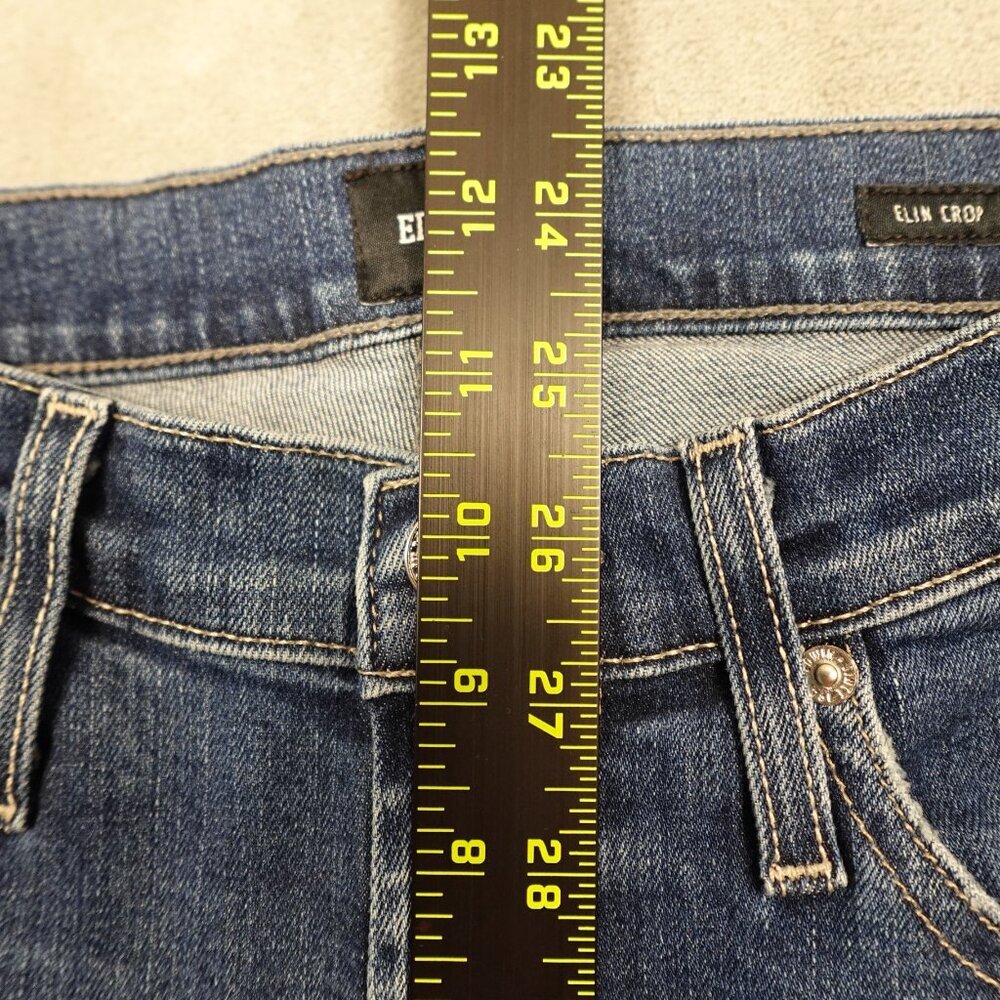 Edwin jeans Elin crop straight women's 26 blue denim NWT - Picture 5 of 13